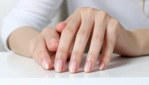 ongles striés