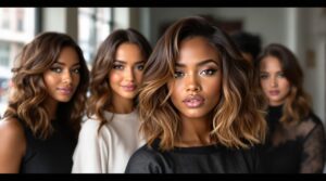 coupe de cheveux mi long dégradé