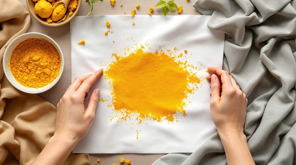 enlever tache curcuma vêtement
