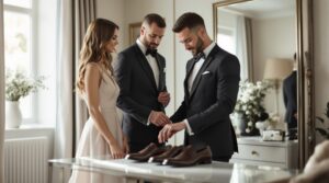 quelle chaussure avec une combinaison pour un mariage