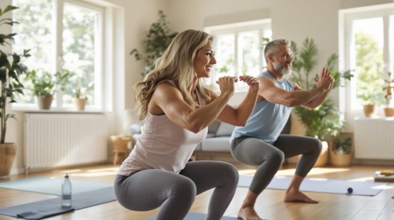 Les meilleurs exercices sans matériel pour perdre du poids après 40 ans