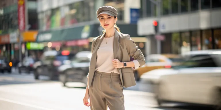 look femme avec casquette