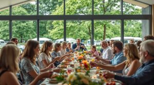 camping avec salle de reception