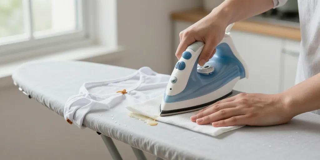 comment enlever tache de bougie sur vetement