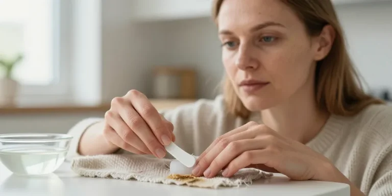 comment enlever de la colle sur un pull