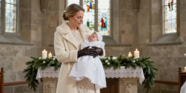 tenue baptême hiver femme