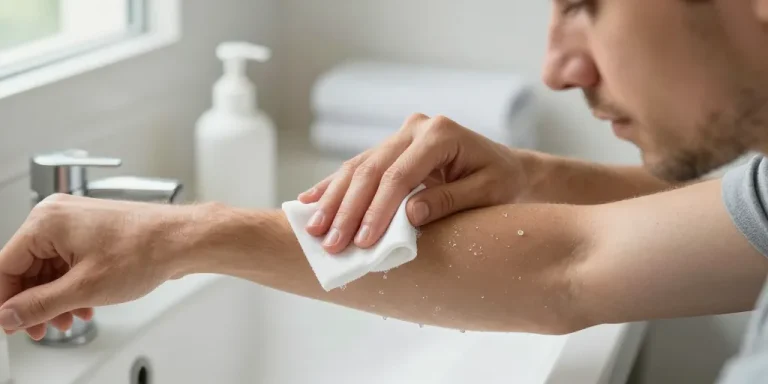 comment enlever le sperm sur la peau