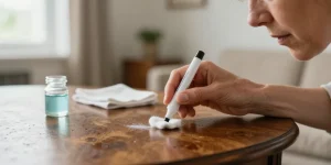 enlever tache feutre