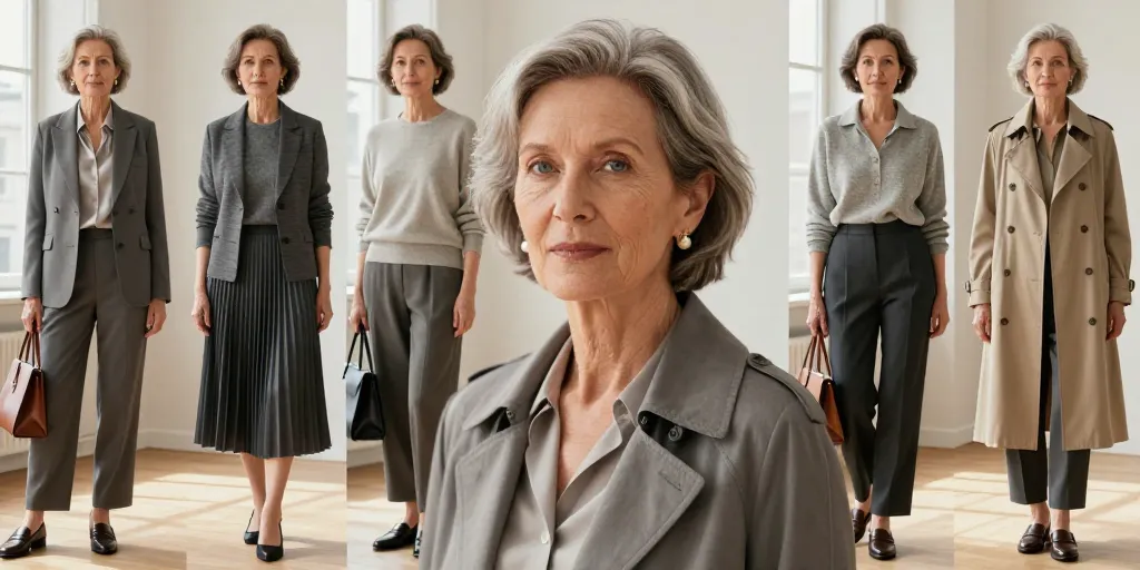 look moderne femme 70 ans