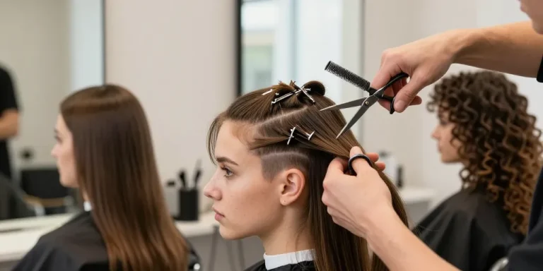 taper femme cheveux long