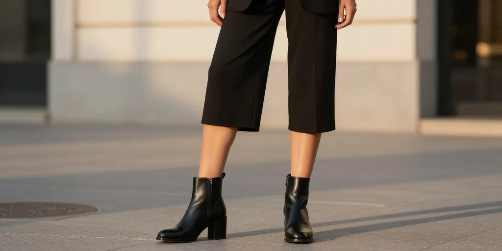 tenue avec botte noir