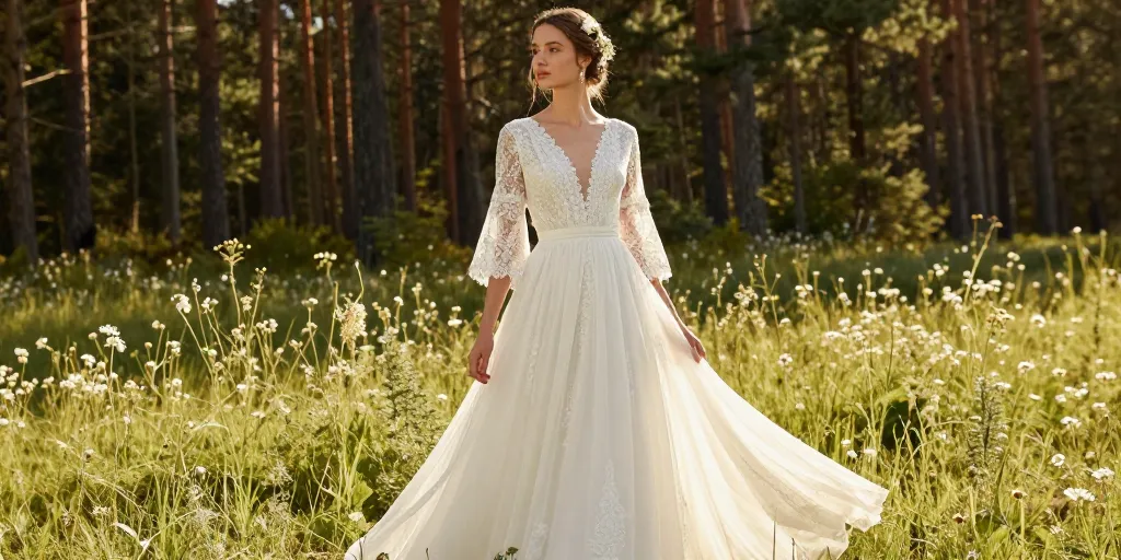 robe empire femme mariage
