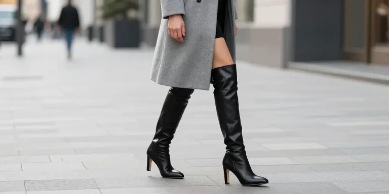 tenue avec bottes a talons