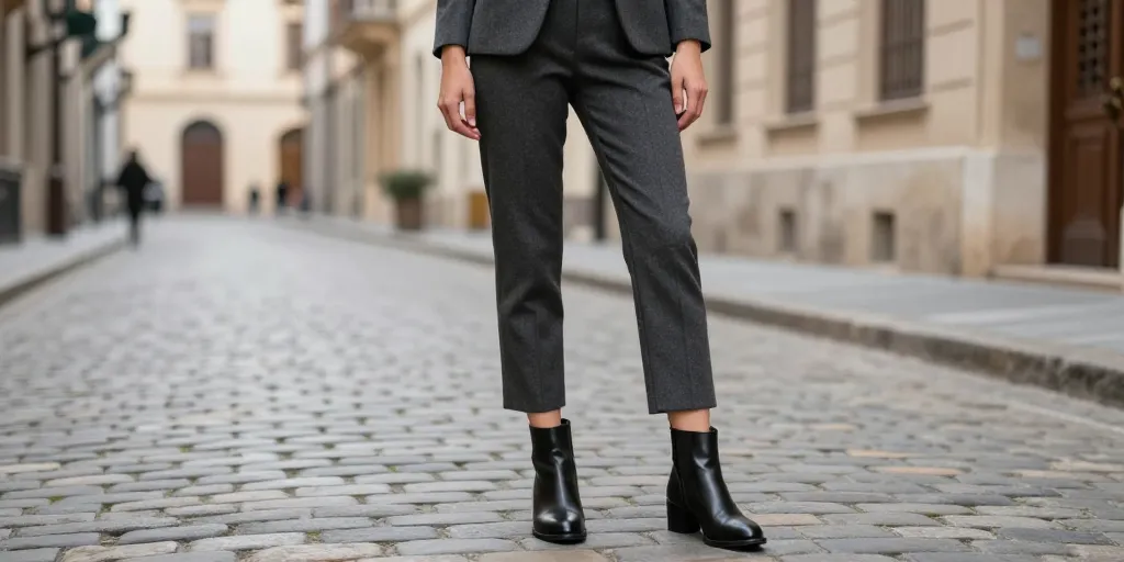 comment porter un pantalon 7/8 en hiver
