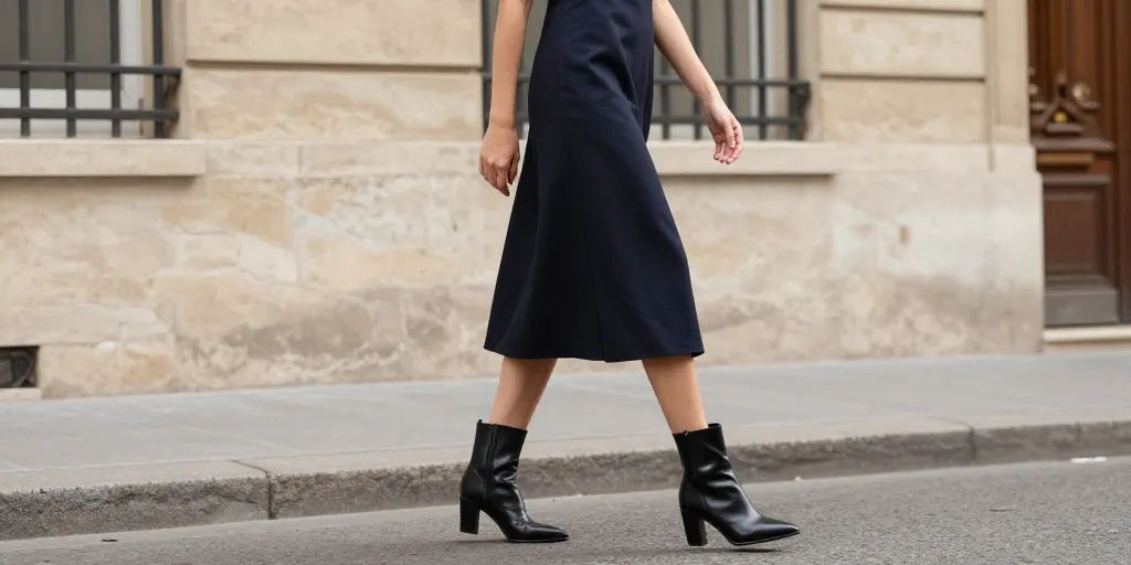 quelle bottines avec une robe