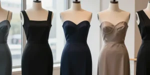 robe pour forte poitrine et petite taille