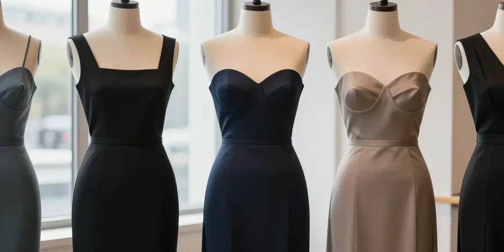 robe pour forte poitrine et petite taille